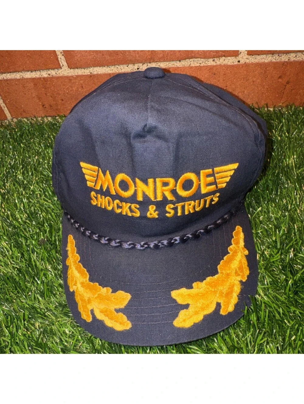 VTG 80’s Monroe Shocks&Struts Oak Leave And Rope Bill Narrow SnapBack Hat